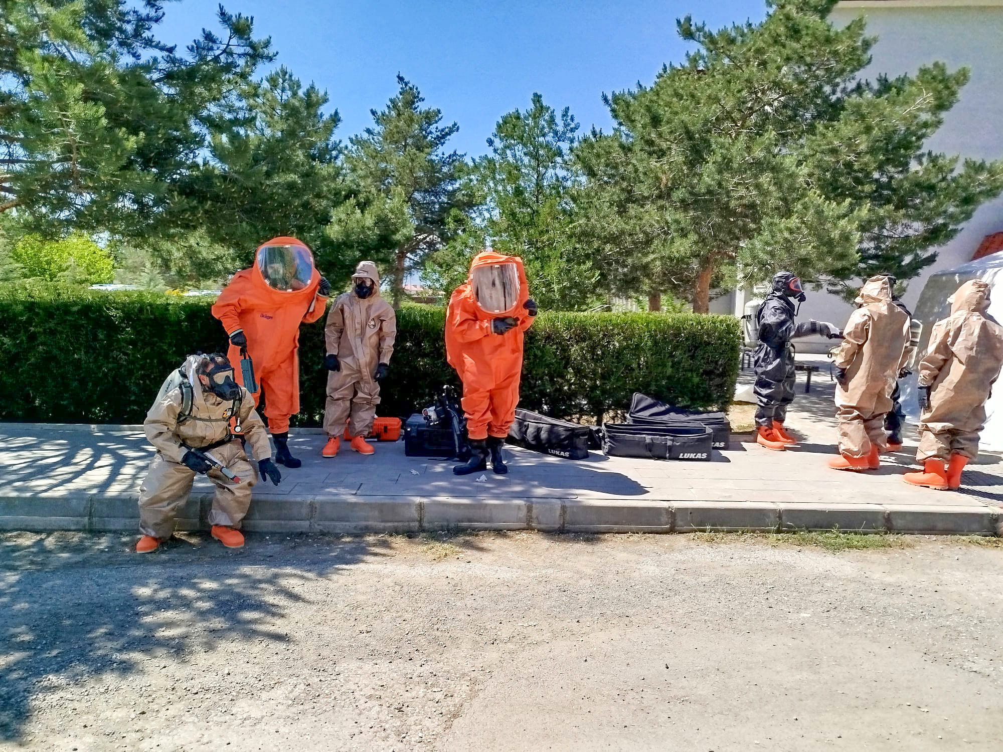 KBRN ve Yangın Tatbikatı yapıldı