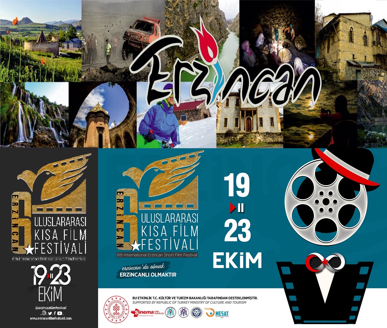 6. Uluslararası Erzincan Kısa Film Festivali’ne 109 Ülkeden 2198 Başvuru
